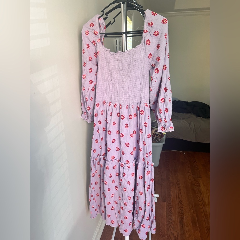 Floral Long Sleeve Dress